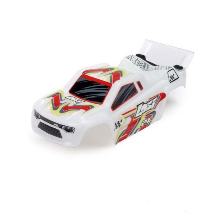 Losi Micro-T 1/28 2WD Stadium Truck RTR Blanco con batería y cargador