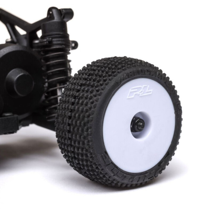 Losi Micro-T 1/28 2WD Stadium Truck RTR Silver con batería y cargador