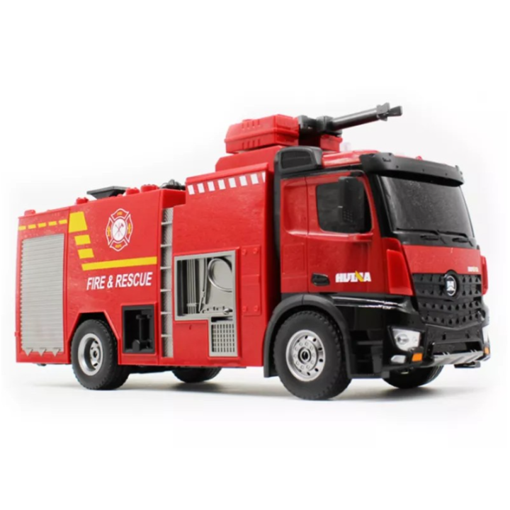 Camión de Bomberos RC Huina 1562 1/14 – 22 Canales, 2.4GHz con Cañón de Agua Realista