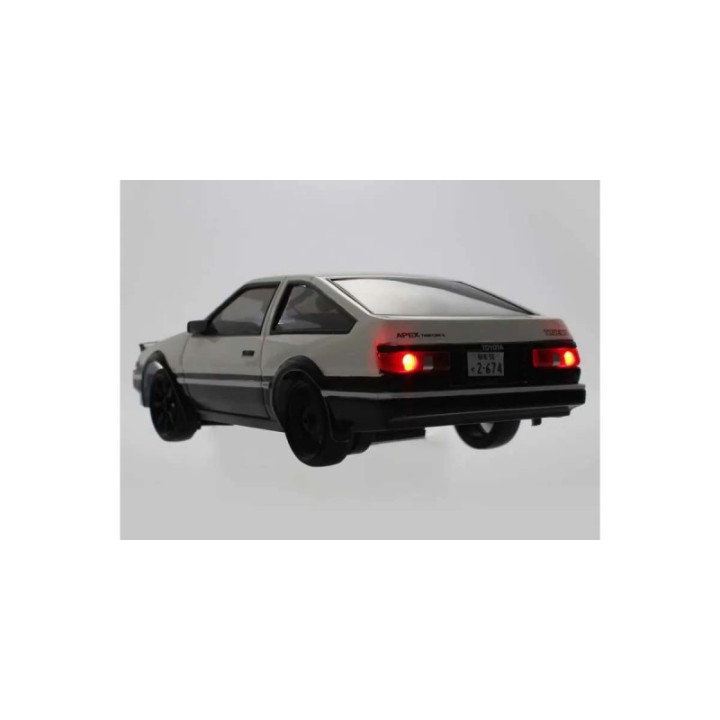 Kyosho First Mini-Z 1:28 Initial-D Toyota Sprinter Trueno AE86 WH/BK con batería y cargador