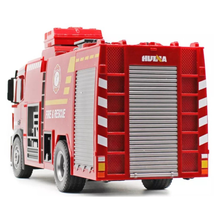 Camión de Bomberos RC Huina 1562 1/14 – 22 Canales, 2.4GHz con Cañón de Agua Realista