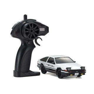 Kyosho First Mini-Z 1:28 Initial-D Toyota Sprinter Trueno AE86 WH/BK con batería y cargador