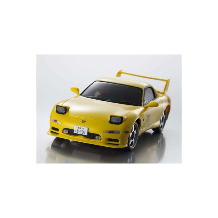 Kyosho First Mini-Z 1:28 Initial-D Mazda RX-7 FD3S YE con batería y cargador