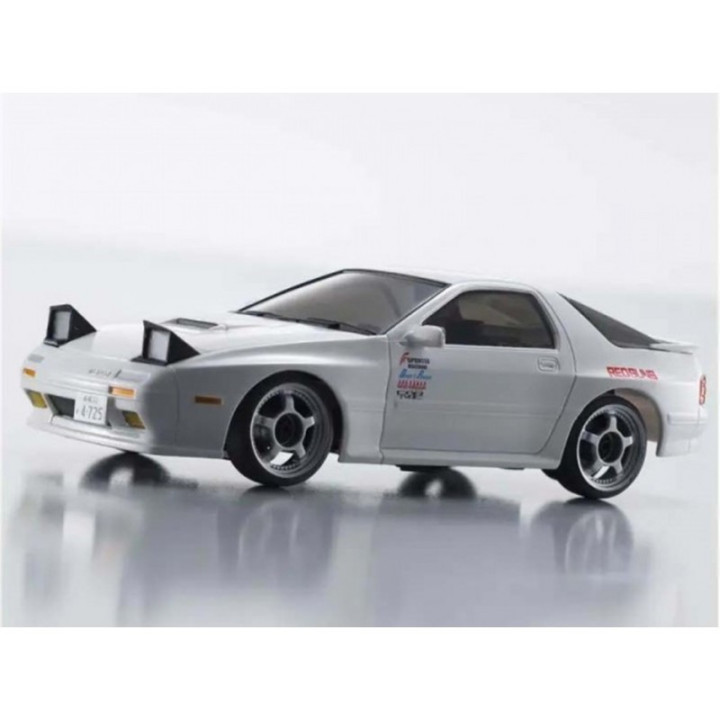 Kyosho First Mini-Z 1:28 Initial-D Mazda Savanna RX-7 FC3S WH con batería y cargador