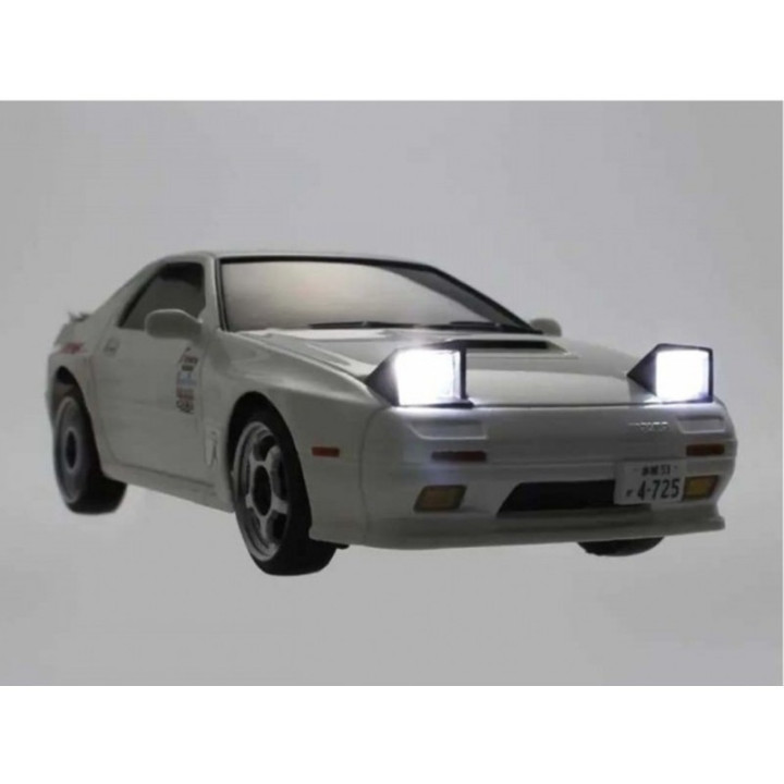 Kyosho First Mini-Z 1:28 Initial-D Mazda Savanna RX-7 FC3S WH con batería y cargador