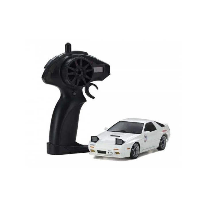 Kyosho First Mini-Z 1:28 Initial-D Mazda Savanna RX-7 FC3S WH con batería y cargador
