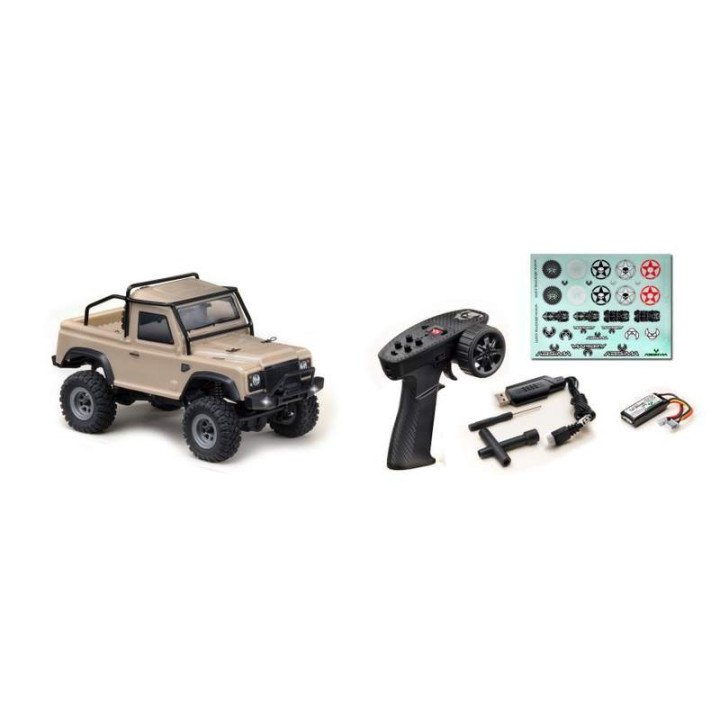 Absima Defender Micro Crawler 1 24 Beige RTR