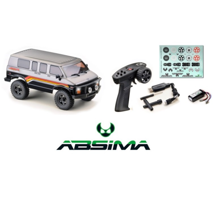 Absima Rock Van V2 1:18 EVO Crawler Gunmetal RTR
