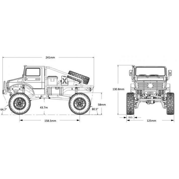 Absima Trail Hunter V2 1:18 EVO Crawler Camo RTR