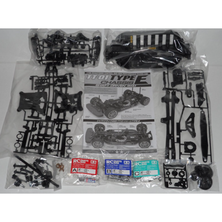 Tamiya TT-01E Chassis Kit 1/10 – Coche RC Touring 4WD Eléctrico