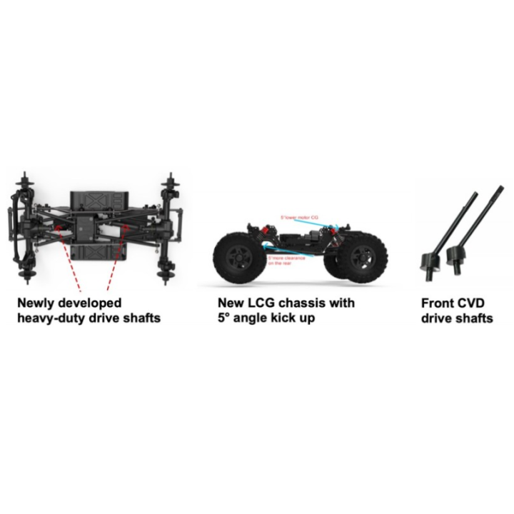 Absima GOAT 1:18 Brushless Performance Crawler Azul RTR