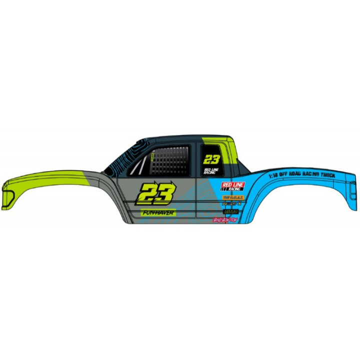 Absima GOAT 1:18 Brushless Performance Crawler Lemon Green RTR