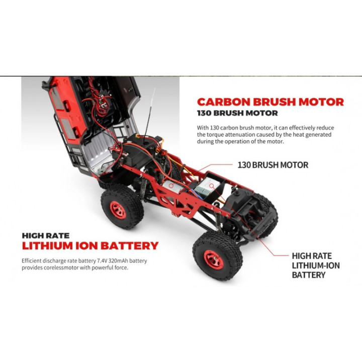 Wltoys 1 24 RC Mini Crawler 2 Speed