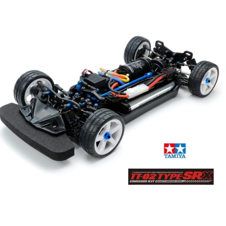 Tamiya TT-02 Type-SRX Chassis Kit 1/10 – Coche RC Touring 4WD de Competición