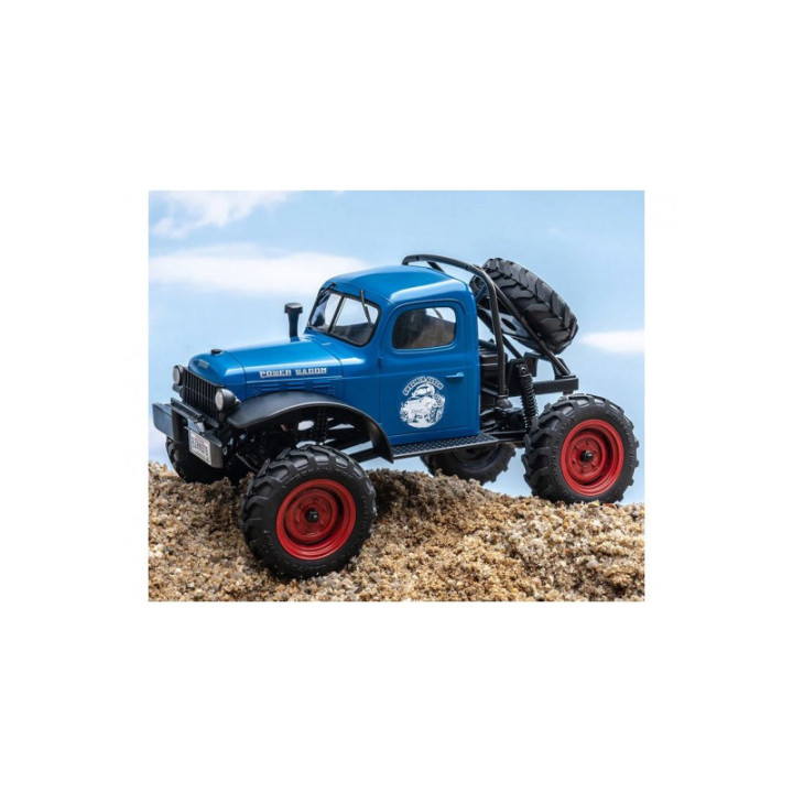 FMS FCX24 Power Wagon V2 Azul RTR 4WD Crawler 2 velocidades