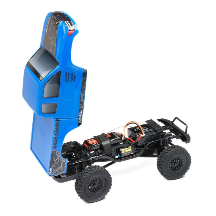 AXIAL SCX24 Base Camp 1/24 4WD Rock Crawler RTR Azul