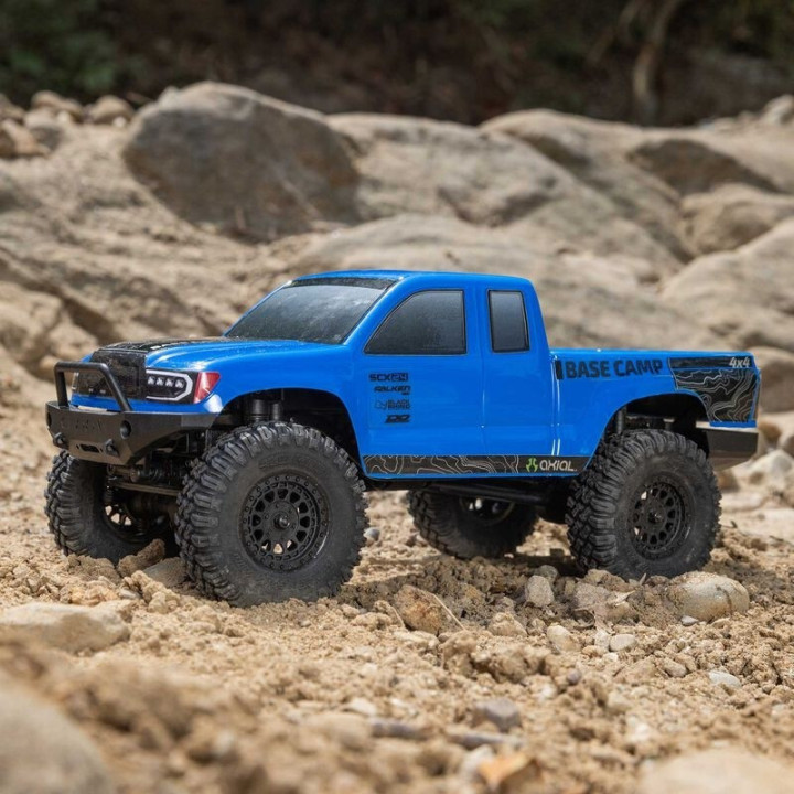 AXIAL SCX24 Base Camp 1/24 4WD Rock Crawler RTR Azul