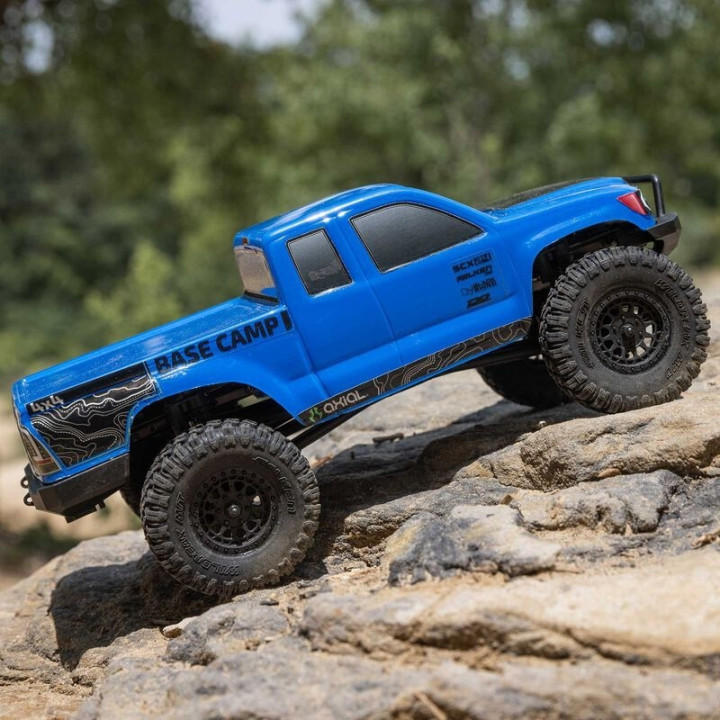 AXIAL SCX24 Base Camp 1/24 4WD Rock Crawler RTR Azul