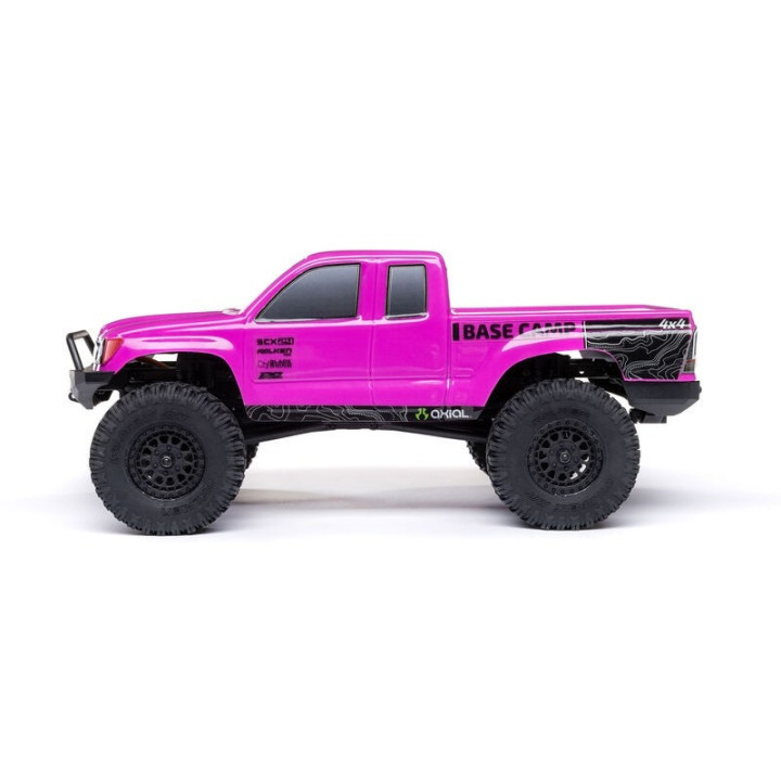 AXIAL SCX24 Base Camp 1/24 4WD Rock Crawler RTR Rosa