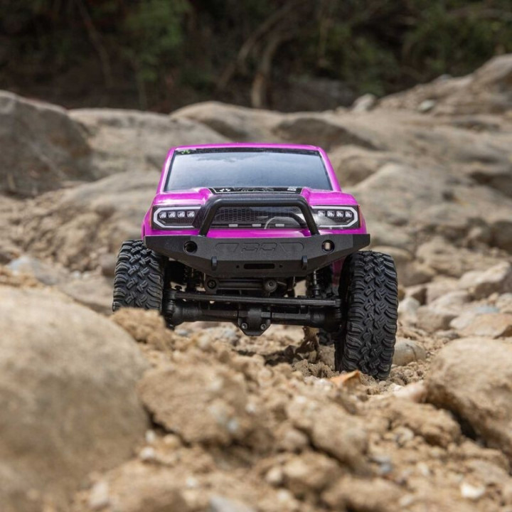 AXIAL SCX24 Base Camp 1/24 4WD Rock Crawler RTR Rosa