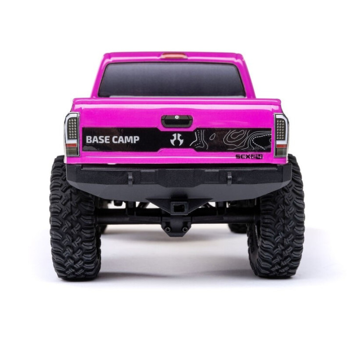 AXIAL SCX24 Base Camp 1/24 4WD Rock Crawler RTR Rosa