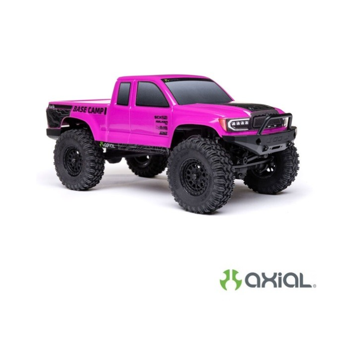 AXIAL SCX24 Base Camp 1/24 4WD Rock Crawler RTR Rosa