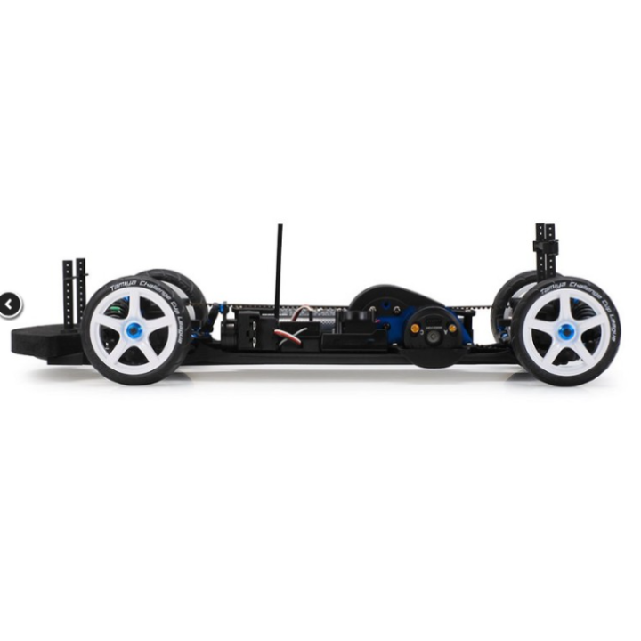 Descubre el Tamiya TA08 Pro Chassis Kit 1/10, un chasis de coche RC de competición con tracción 4WD por correa, diferenciales TR