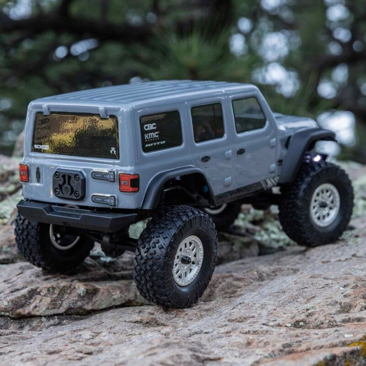 AXIAL SCX24 Jeep Wrangler JLU 1/24 4WD Rock Crawler RTR Gris