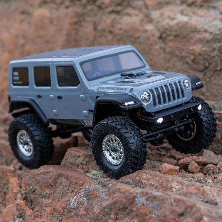 AXIAL SCX24 Jeep Wrangler JLU 1/24 4WD Rock Crawler RTR Gris