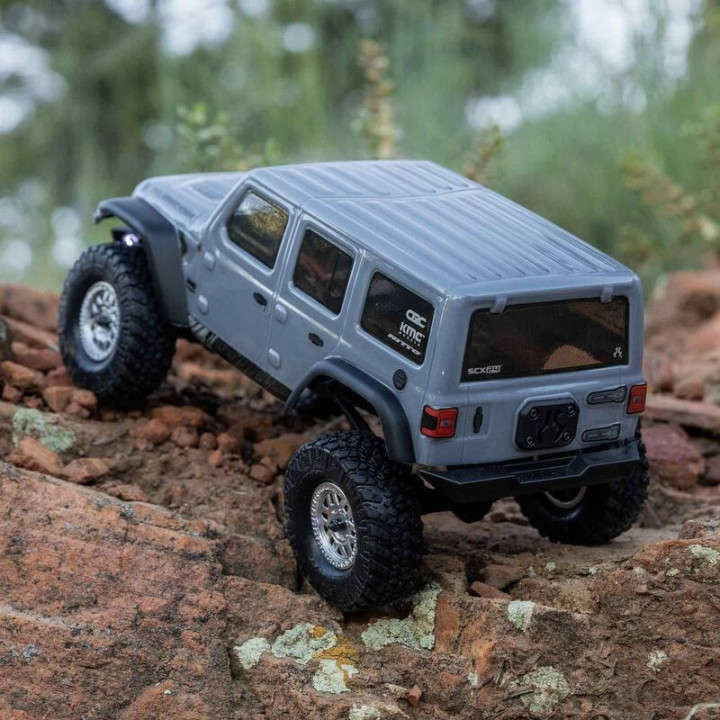 AXIAL SCX24 Jeep Wrangler JLU 1/24 4WD Rock Crawler RTR Gris