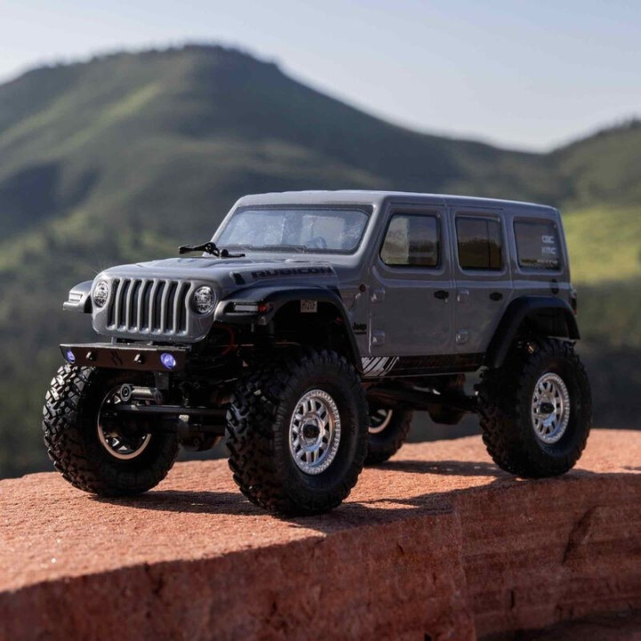 AXIAL SCX24 Jeep Wrangler JLU 1/24 4WD Rock Crawler RTR Gris