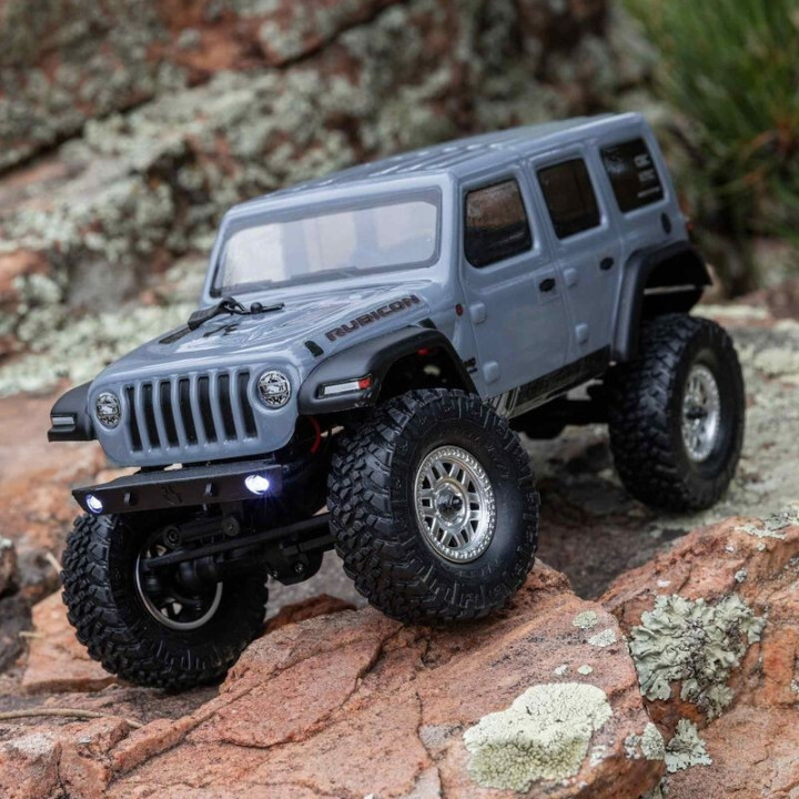 AXIAL SCX24 Jeep Wrangler JLU 1/24 4WD Rock Crawler RTR Gris