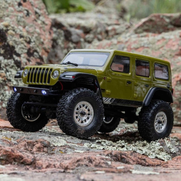 AXIAL SCX24 Jeep Wrangler JLU 1/24 4WD Rock Crawler RTR Verde