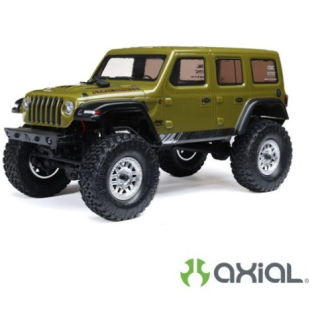 AXIAL SCX24 Jeep Wrangler JLU 1/24 4WD Rock Crawler RTR Verde