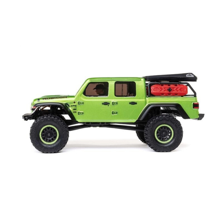 AXIAL 1/24 SCX24 Jeep JT Gladiator 4WD Rock Crawler Brushed RTR Verde