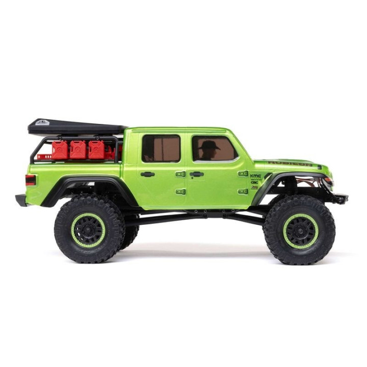 AXIAL 1/24 SCX24 Jeep JT Gladiator 4WD Rock Crawler Brushed RTR Verde