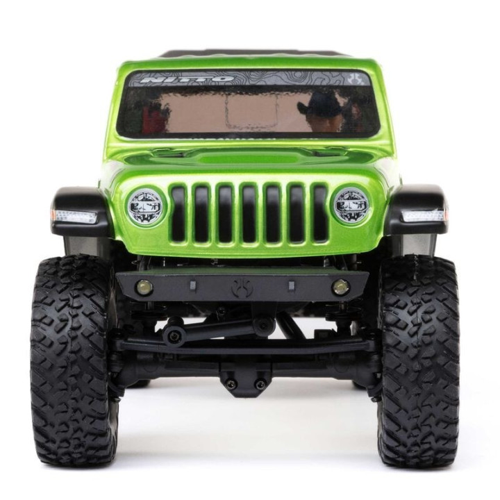 AXIAL 1/24 SCX24 Jeep JT Gladiator 4WD Rock Crawler Brushed RTR Verde