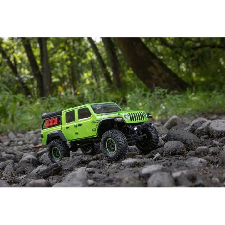 AXIAL 1/24 SCX24 Jeep JT Gladiator 4WD Rock Crawler Brushed RTR Verde