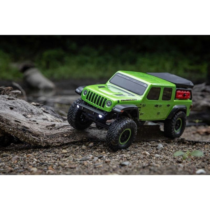 AXIAL 1/24 SCX24 Jeep JT Gladiator 4WD Rock Crawler Brushed RTR Verde