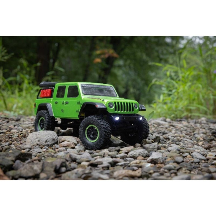 AXIAL 1/24 SCX24 Jeep JT Gladiator 4WD Rock Crawler Brushed RTR Verde