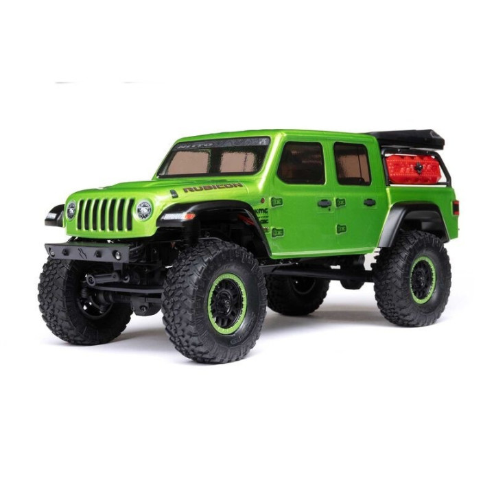 AXIAL 1/24 SCX24 Jeep JT Gladiator 4WD Rock Crawler Brushed RTR Verde