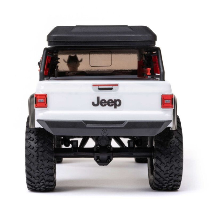 AXIAL 1/24 SCX24 Jeep JT Gladiator 4WD Rock Crawler Brushed RTR Blanco