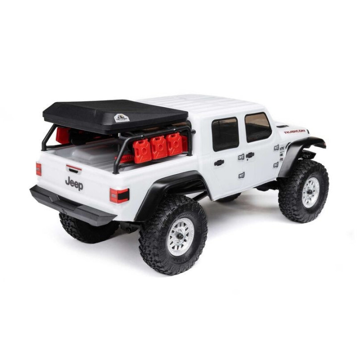 AXIAL 1/24 SCX24 Jeep JT Gladiator 4WD Rock Crawler Brushed RTR Blanco