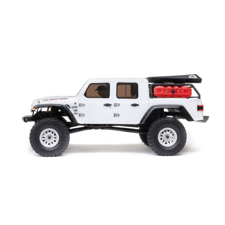 AXIAL 1/24 SCX24 Jeep JT Gladiator 4WD Rock Crawler Brushed RTR Blanco