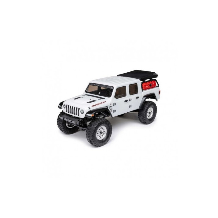 AXIAL 1/24 SCX24 Jeep JT Gladiator 4WD Rock Crawler Brushed RTR Blanco