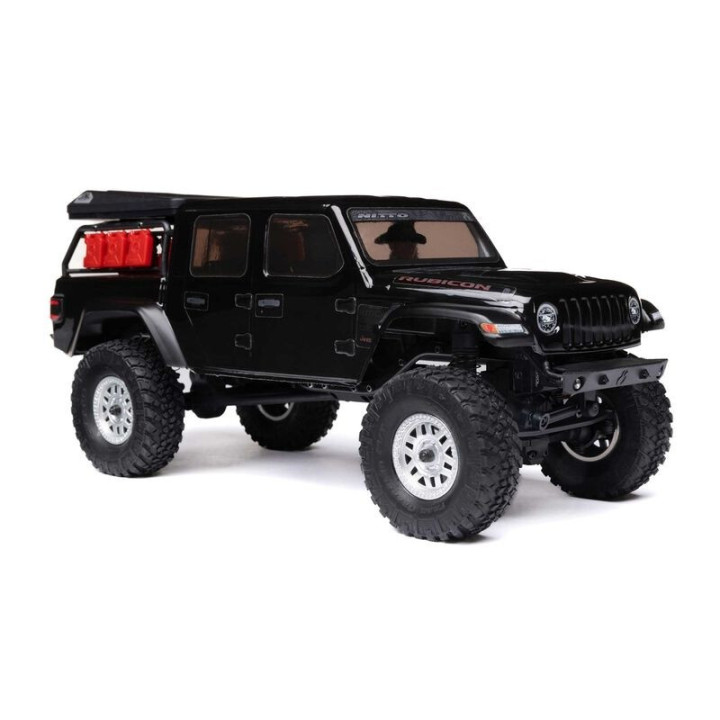 AXIAL 1/24 SCX24 Jeep JT Gladiator 4WD Rock Crawler Brushed RTR Negro