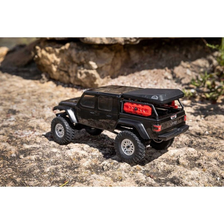 AXIAL 1/24 SCX24 Jeep JT Gladiator 4WD Rock Crawler Brushed RTR Negro