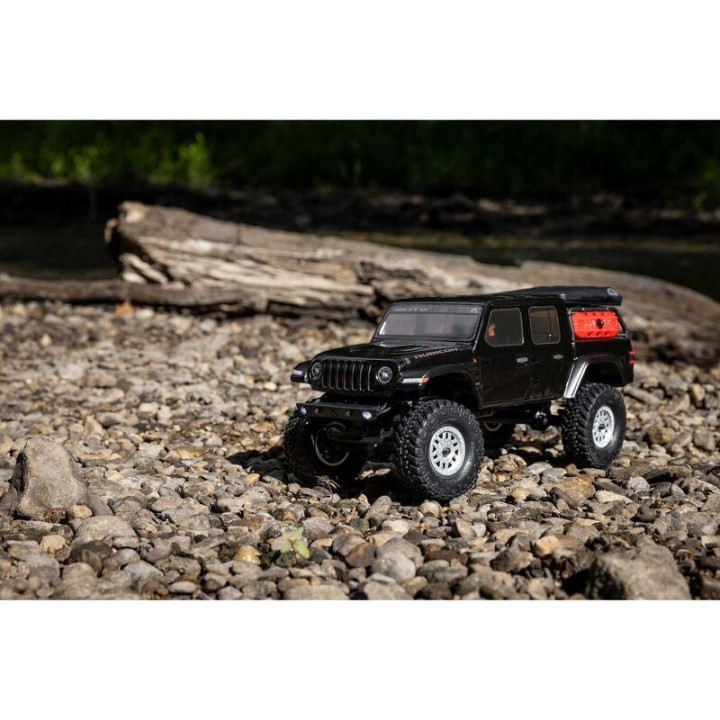 AXIAL 1/24 SCX24 Jeep JT Gladiator 4WD Rock Crawler Brushed RTR Negro