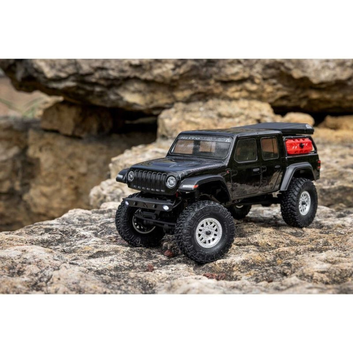 AXIAL 1/24 SCX24 Jeep JT Gladiator 4WD Rock Crawler Brushed RTR Negro