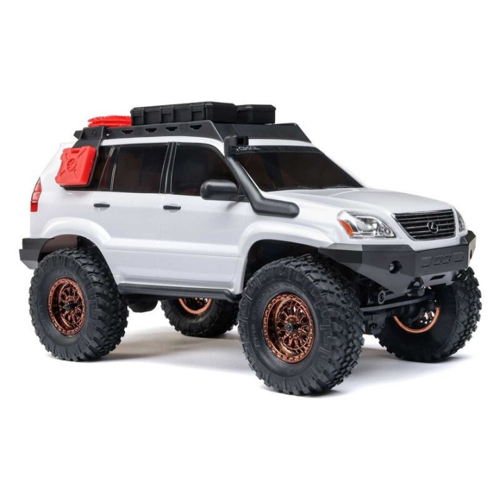 AXIAL SCX24 Lexus GX 470 1/24 4WD Rock Crawler Brushed RTR Blanco